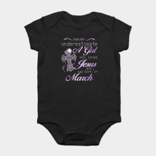 March Girl Baby Bodysuit